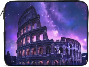 Rome Italy Famous Ancient Landmark Laptop Sleeve Case Protective Computer Bag Carrying Briefcase for Men Women