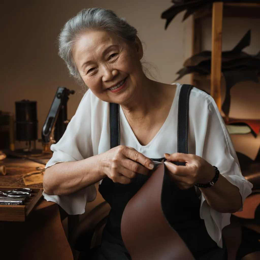 Ruth The elegant leather handbag of modern times