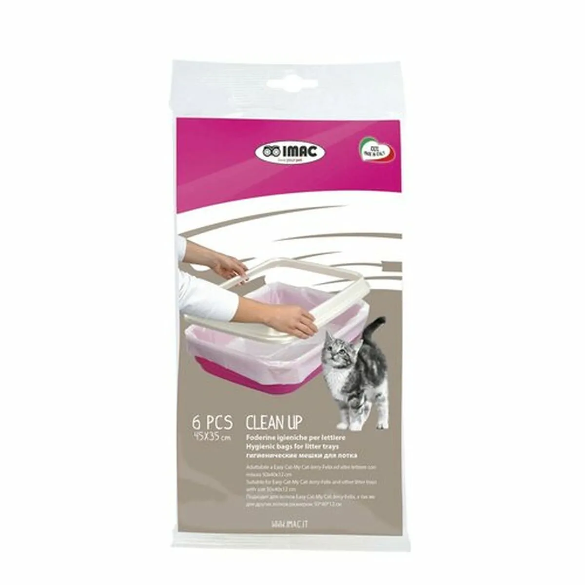 Sanitary bags IMAC Clean up 45 x 35 cm White Plastic