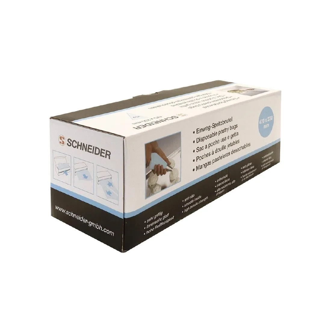 Schneider Blue Disposable Piping Bags 47cm (100 Pack)