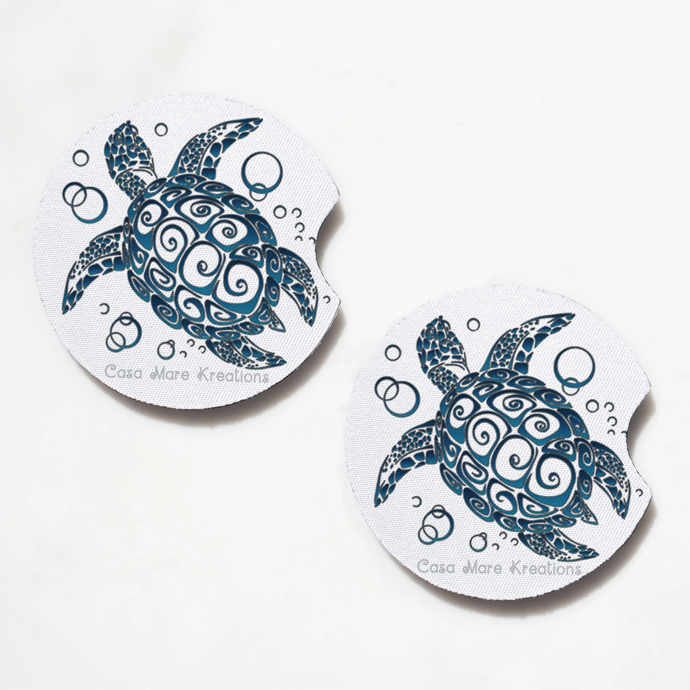Sea Turtle 2.75" Car Coasters
