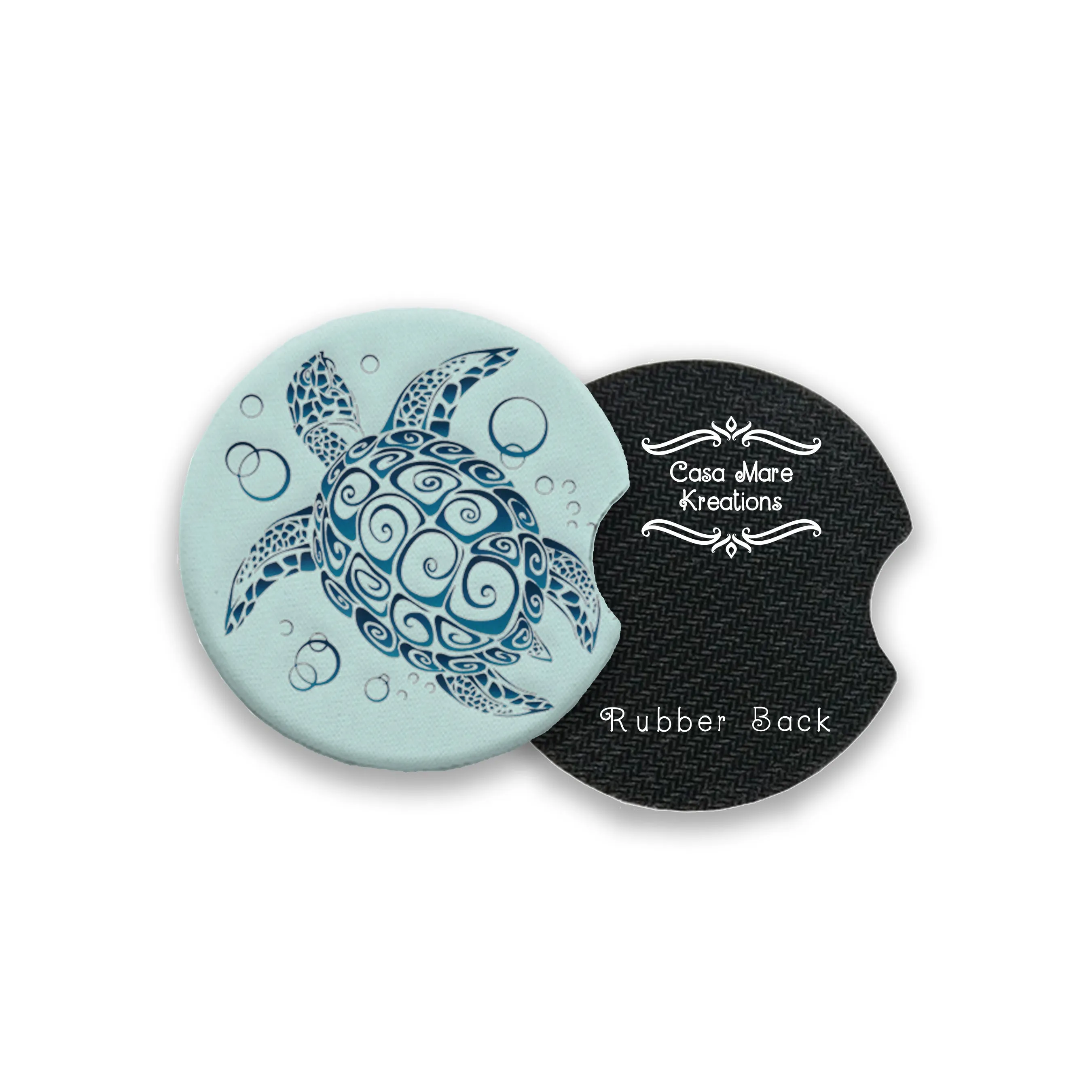 Sea Turtle 2.75" Car Coasters