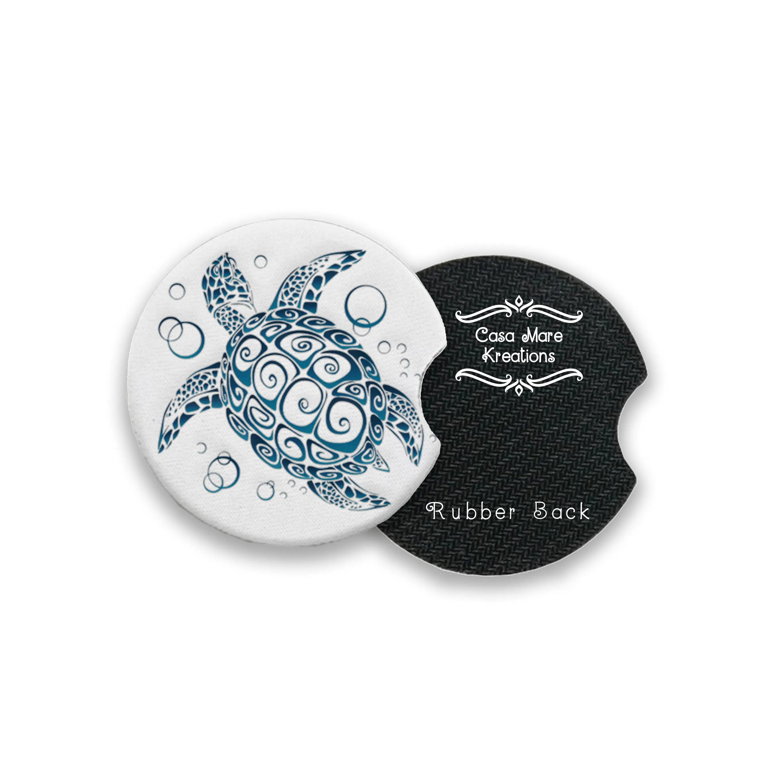 Sea Turtle 2.75" Car Coasters