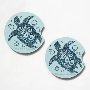 Sea Turtle 2.75" Car Coasters