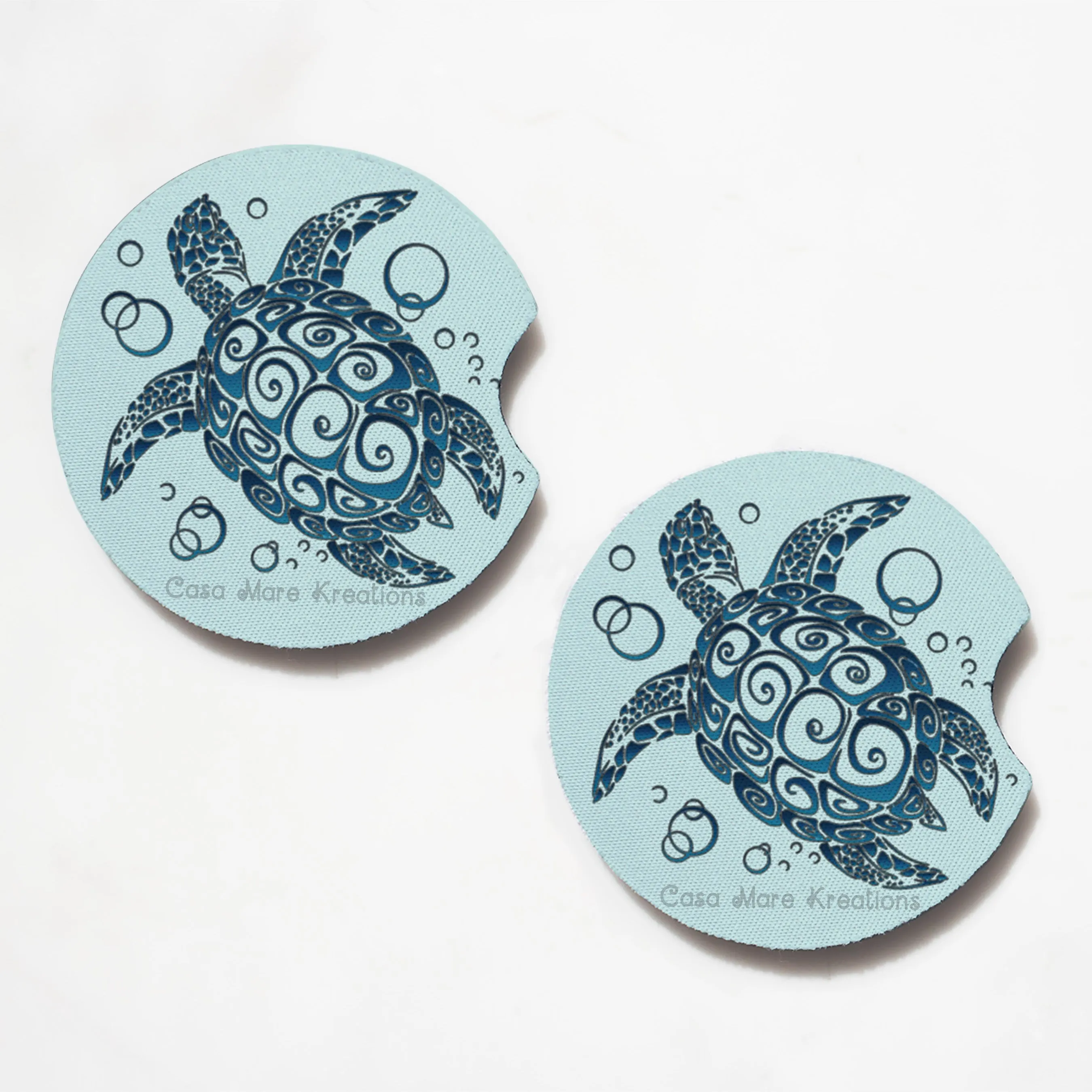 Sea Turtle 2.75" Car Coasters