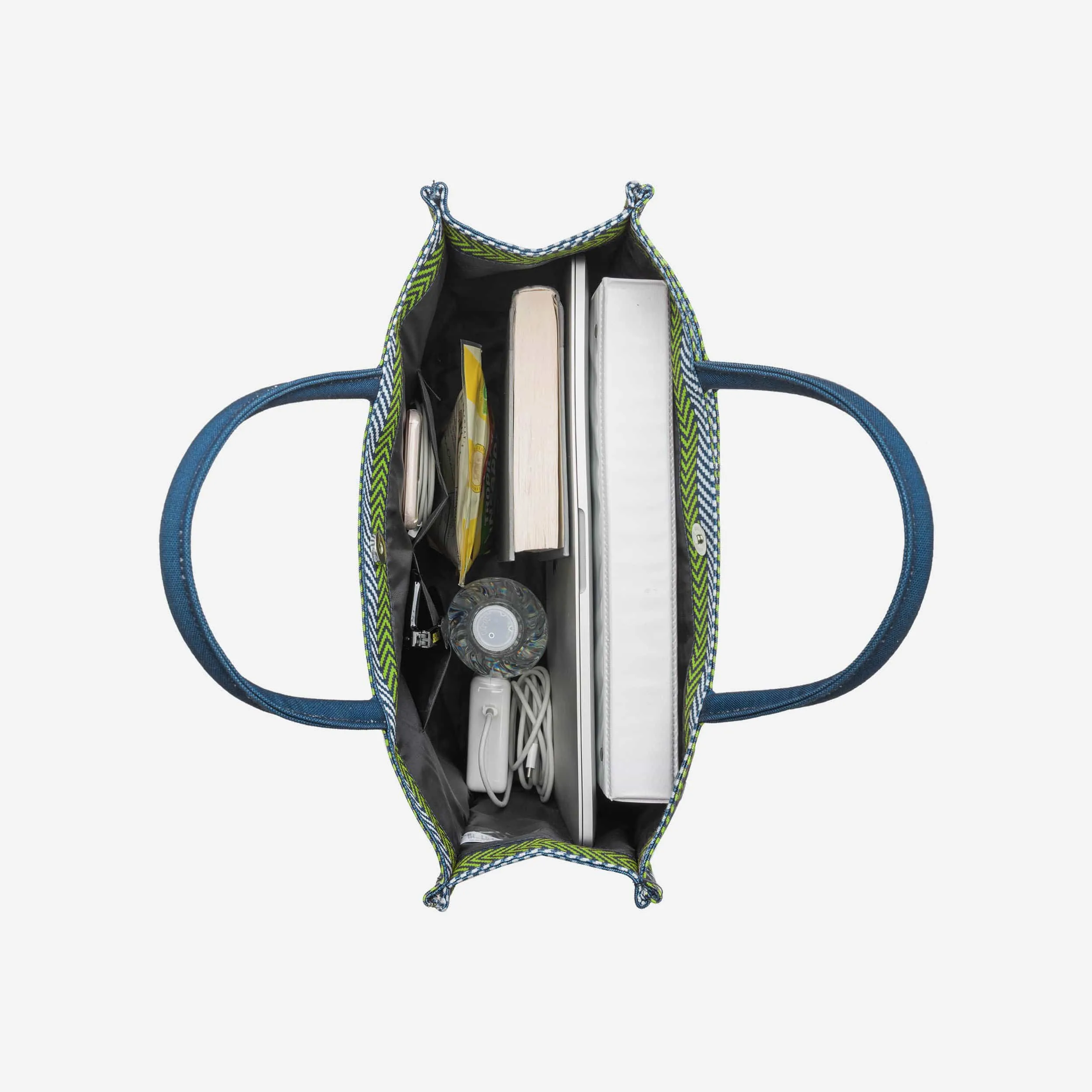 Seattle Seahawks Stitch Pattern Canvas Tote Bag
