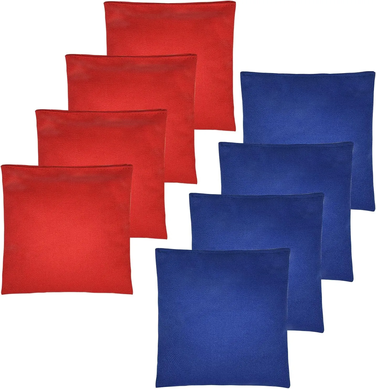 Set of 8 Regulation Cornhole Bags Double Sided, Weather Resistant Bean Bags for Cornhole Toss Game, Corn Hole Beans Bags with Tote Bag