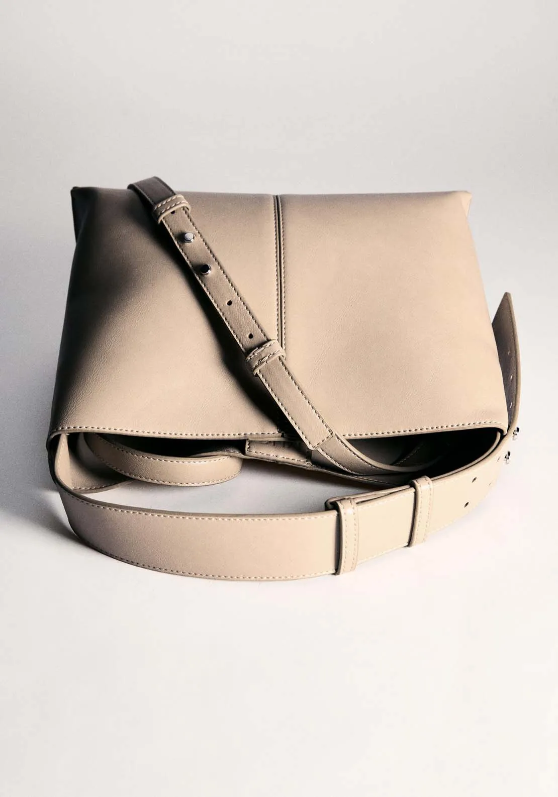 Shopper shoulder bag - Beige