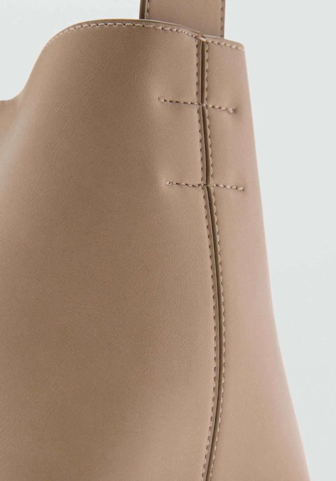Shopper shoulder bag - Beige