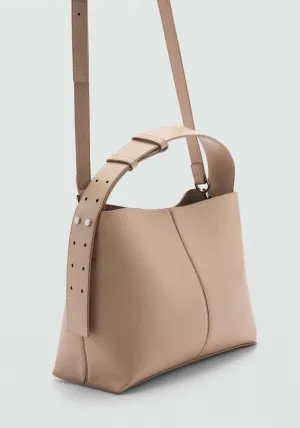 Shopper shoulder bag - Beige