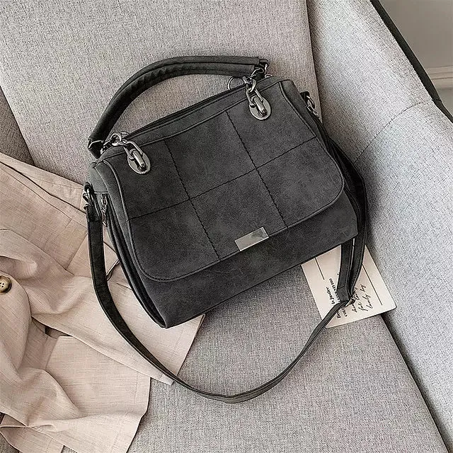 Shoulder Bags Large Capacity Faux Leather Lady Totes Boston Bag