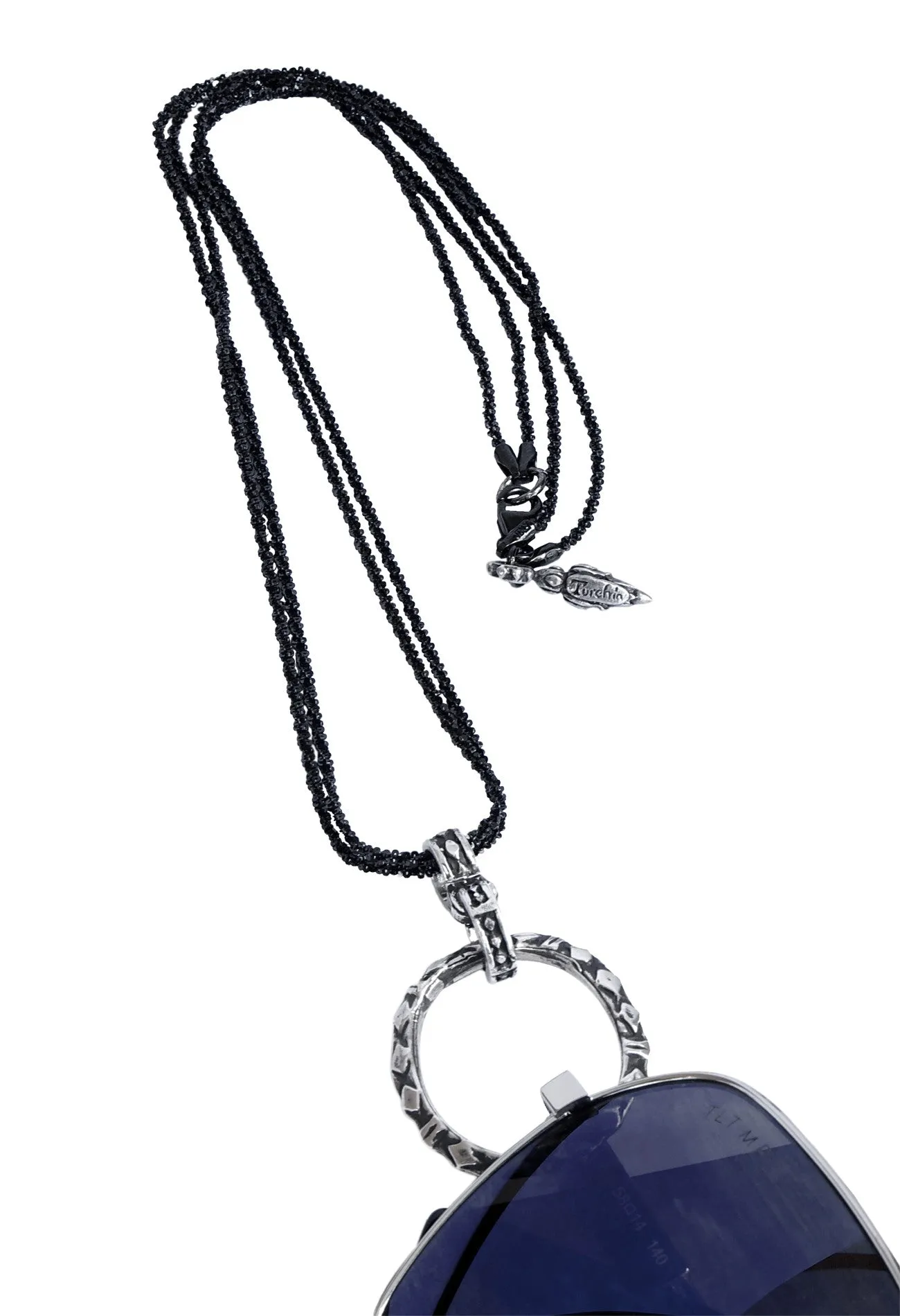 Silver Strength Eyering Chain Necklace