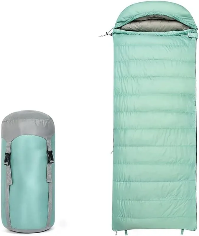 Sleeping Bags Ultralight White Duck Down Sleeping Bag Splice Portable Outdoor Envelope Type Lazy Bag Camping Sleep Bags