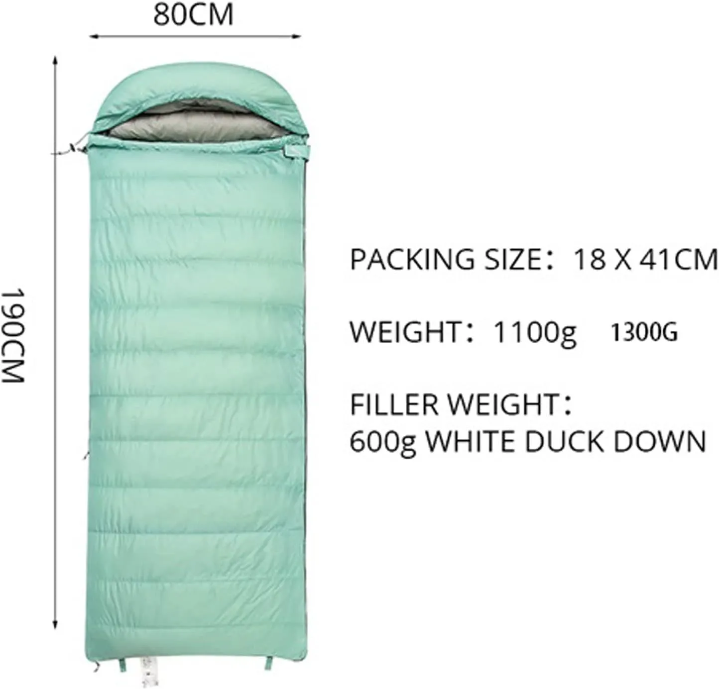 Sleeping Bags Ultralight White Duck Down Sleeping Bag Splice Portable Outdoor Envelope Type Lazy Bag Camping Sleep Bags