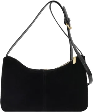 Slouchy Suede Bucket Bag Women Crescent Hobo Bags Satchels Underarm Shoulder Bag Crossbody Purse Travel Tote Handbag