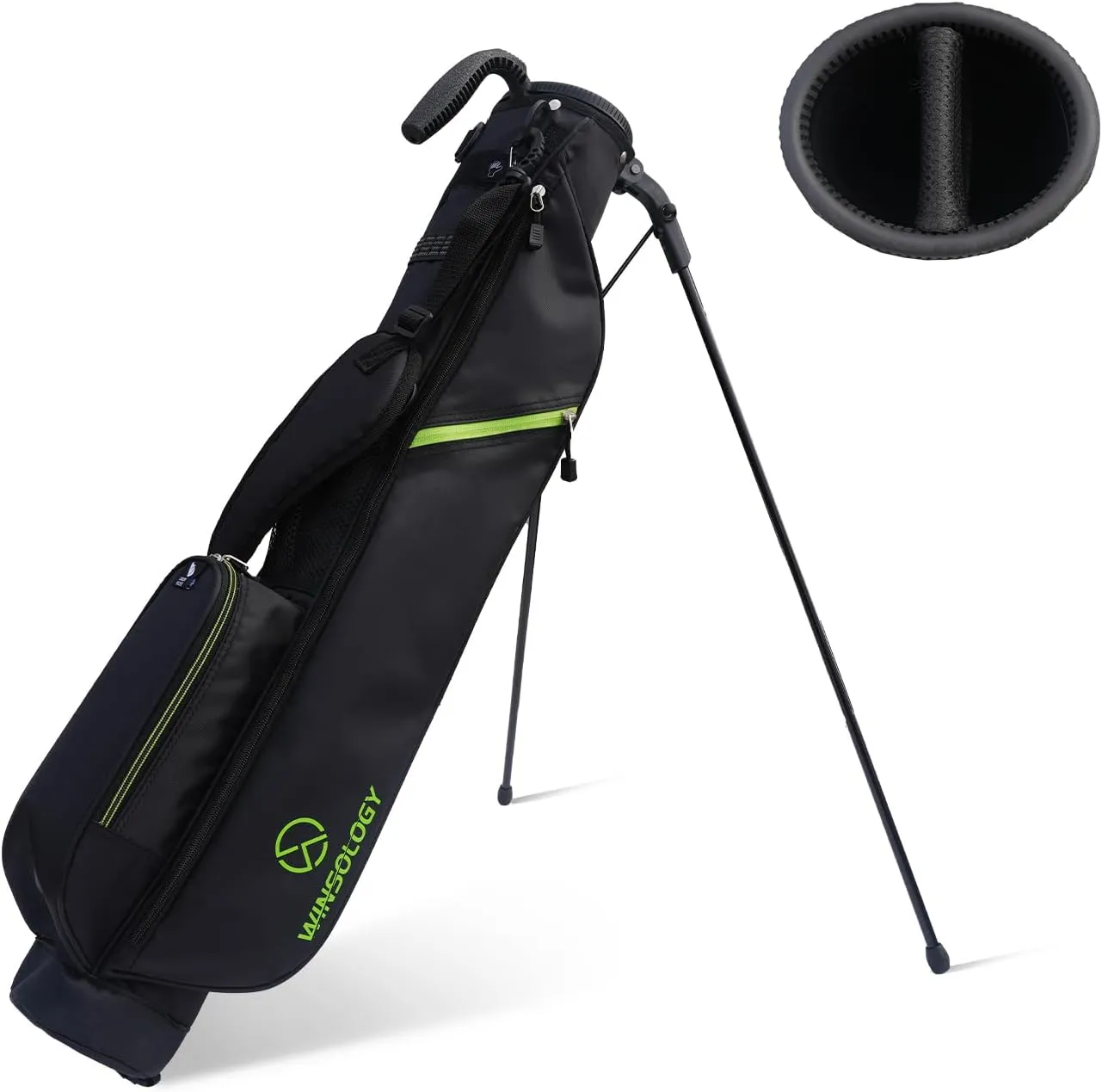 Small Golf Stand Bag Lightweight Golf Easy Carry Bag with Strap and Stand for The Driving Range, Par 3 and Executive Courses Small Golf Bags for Men or Women.