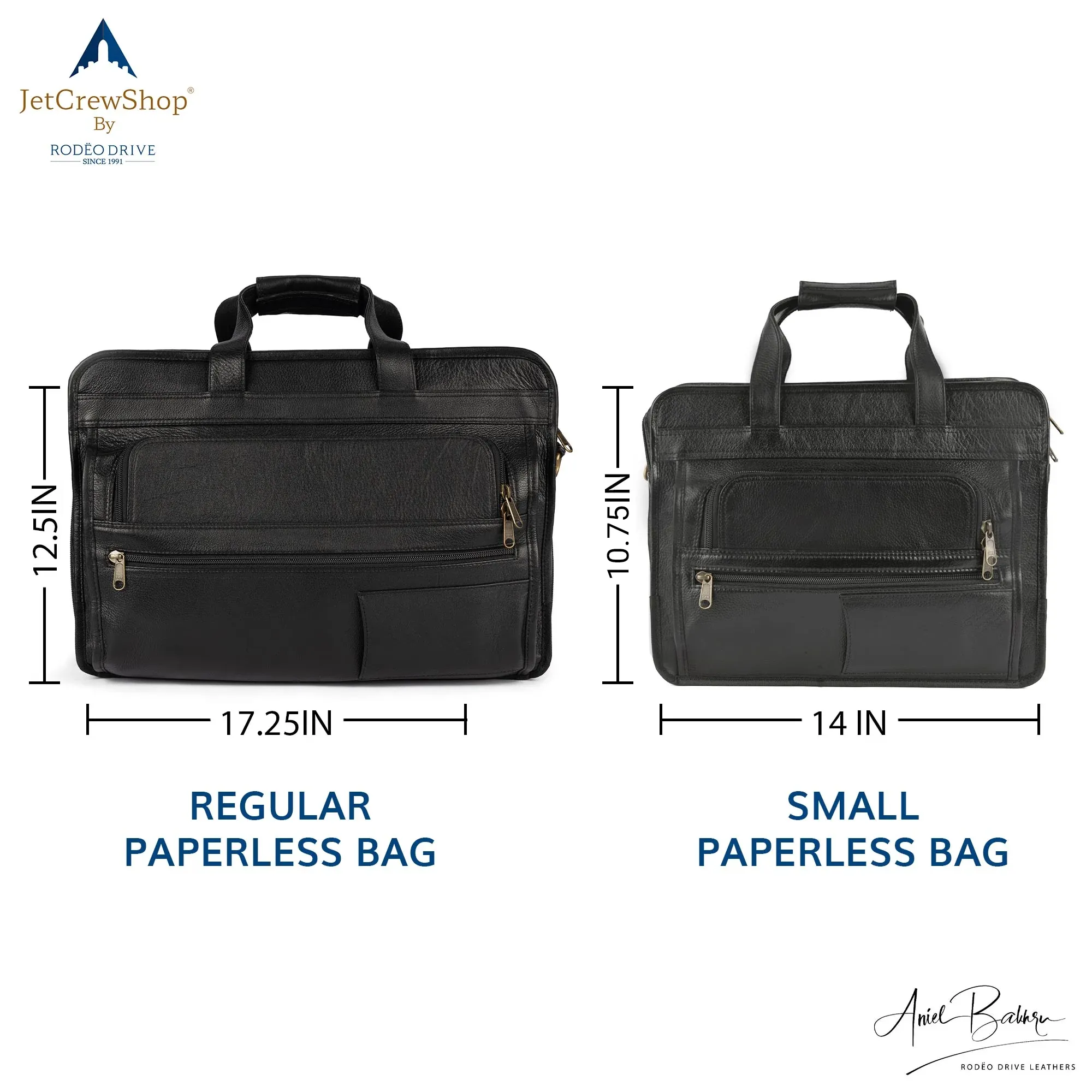 Small paperless airside bag