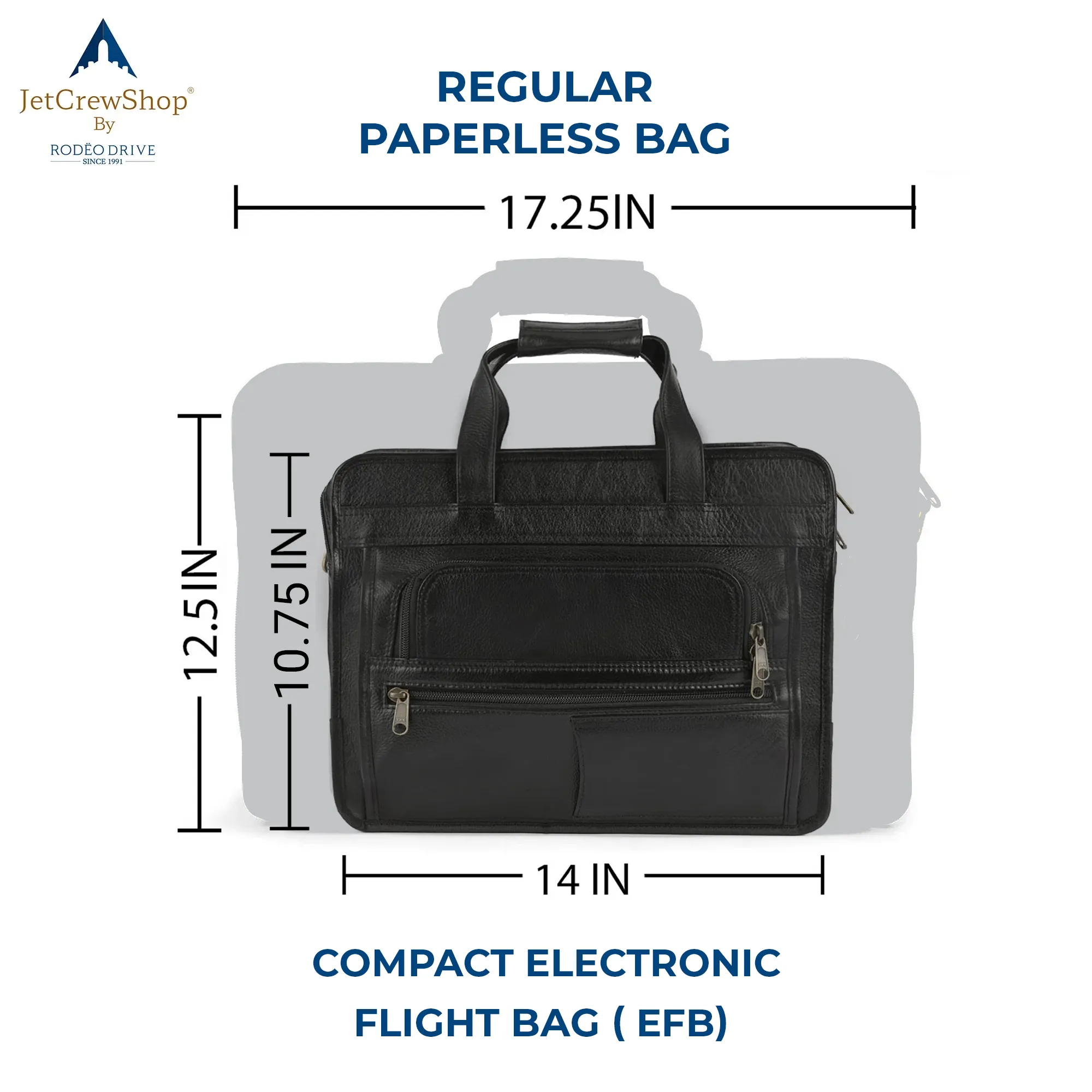 Small paperless airside bag