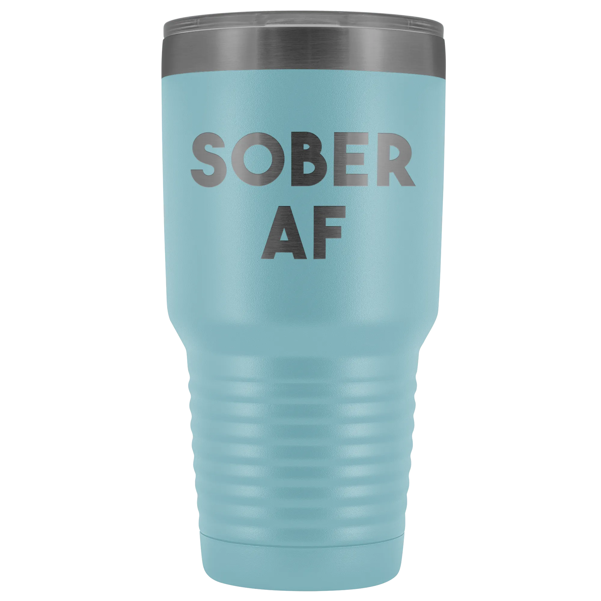 Sober AF Tumbler Sobriety Gifts Sober Anniversary Gift for Men and Women Double Walled Vacuum Insulated Hot Cold Travel Cup 30 oz BPA Free