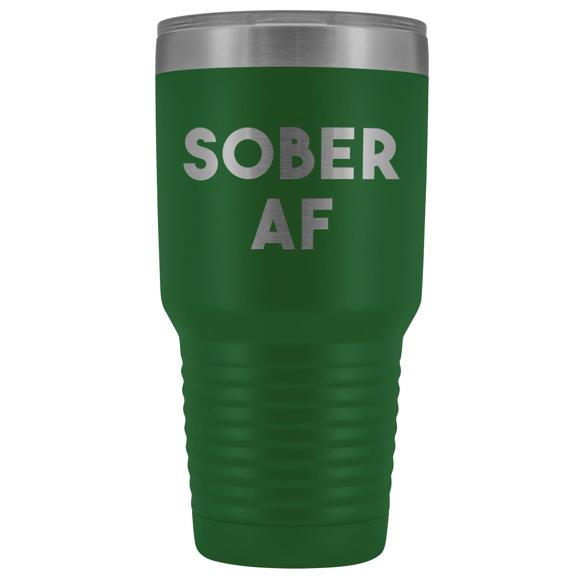 Sober AF Tumbler Sobriety Gifts Sober Anniversary Gift for Men and Women Double Walled Vacuum Insulated Hot Cold Travel Cup 30 oz BPA Free