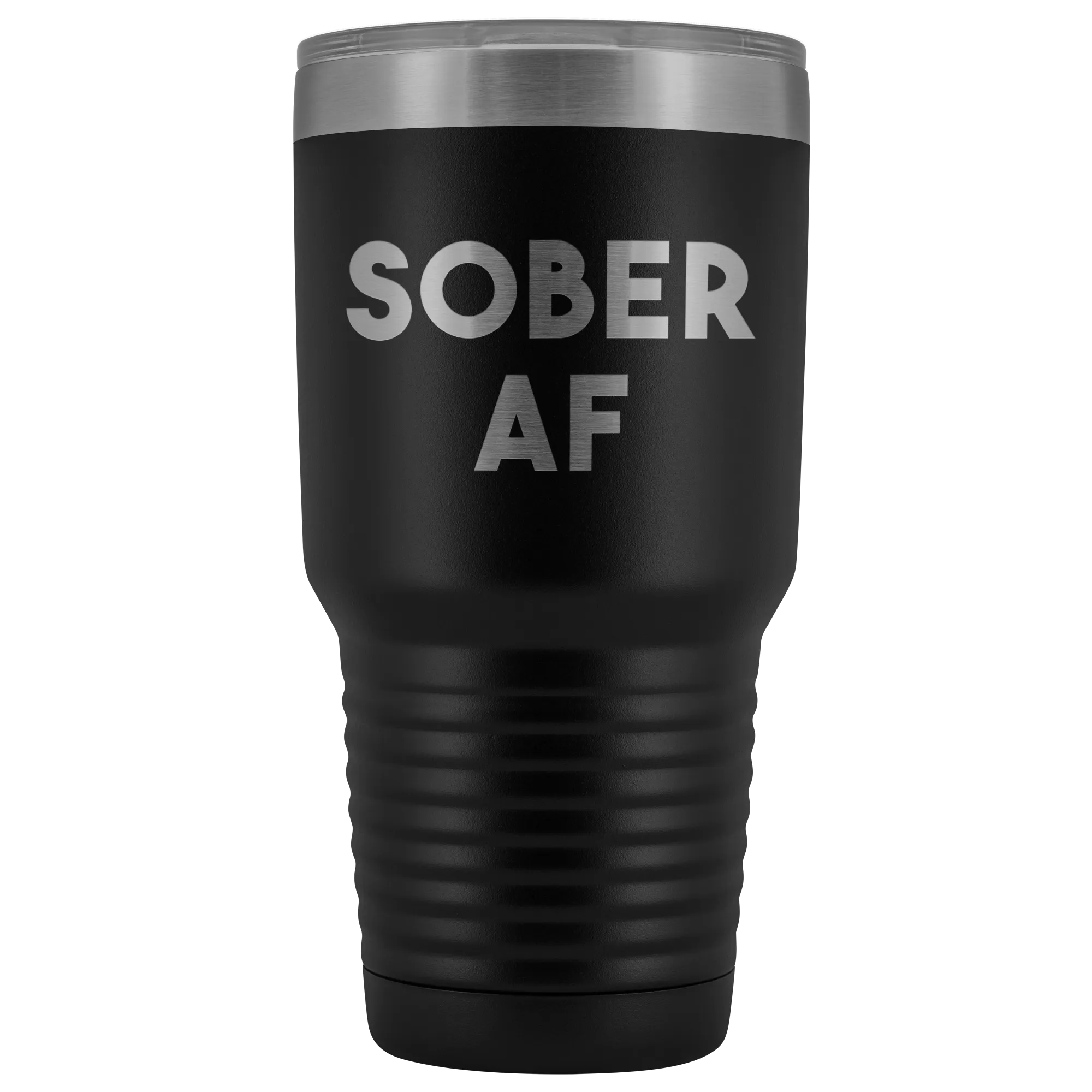 Sober AF Tumbler Sobriety Gifts Sober Anniversary Gift for Men and Women Double Walled Vacuum Insulated Hot Cold Travel Cup 30 oz BPA Free