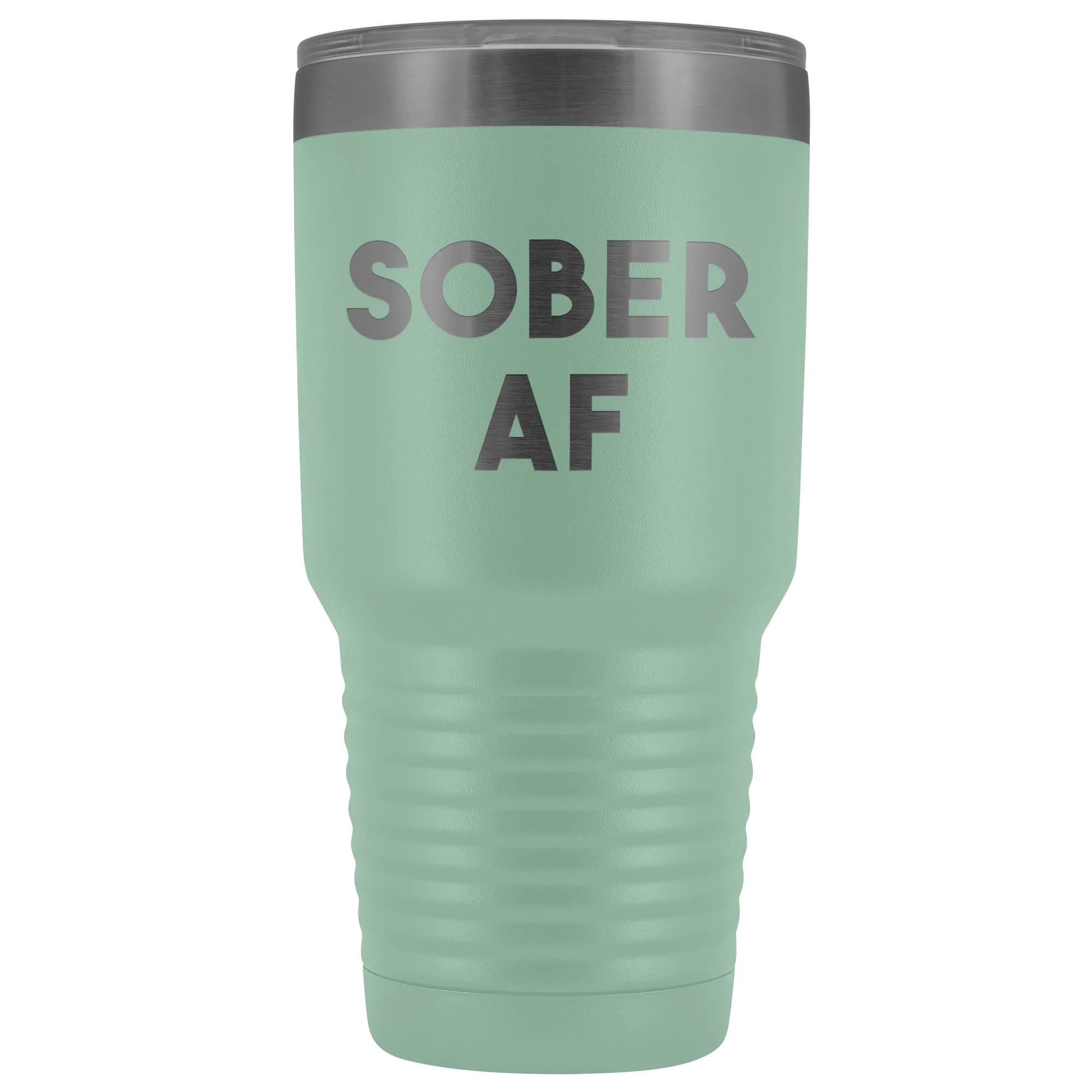 Sober AF Tumbler Sobriety Gifts Sober Anniversary Gift for Men and Women Double Walled Vacuum Insulated Hot Cold Travel Cup 30 oz BPA Free