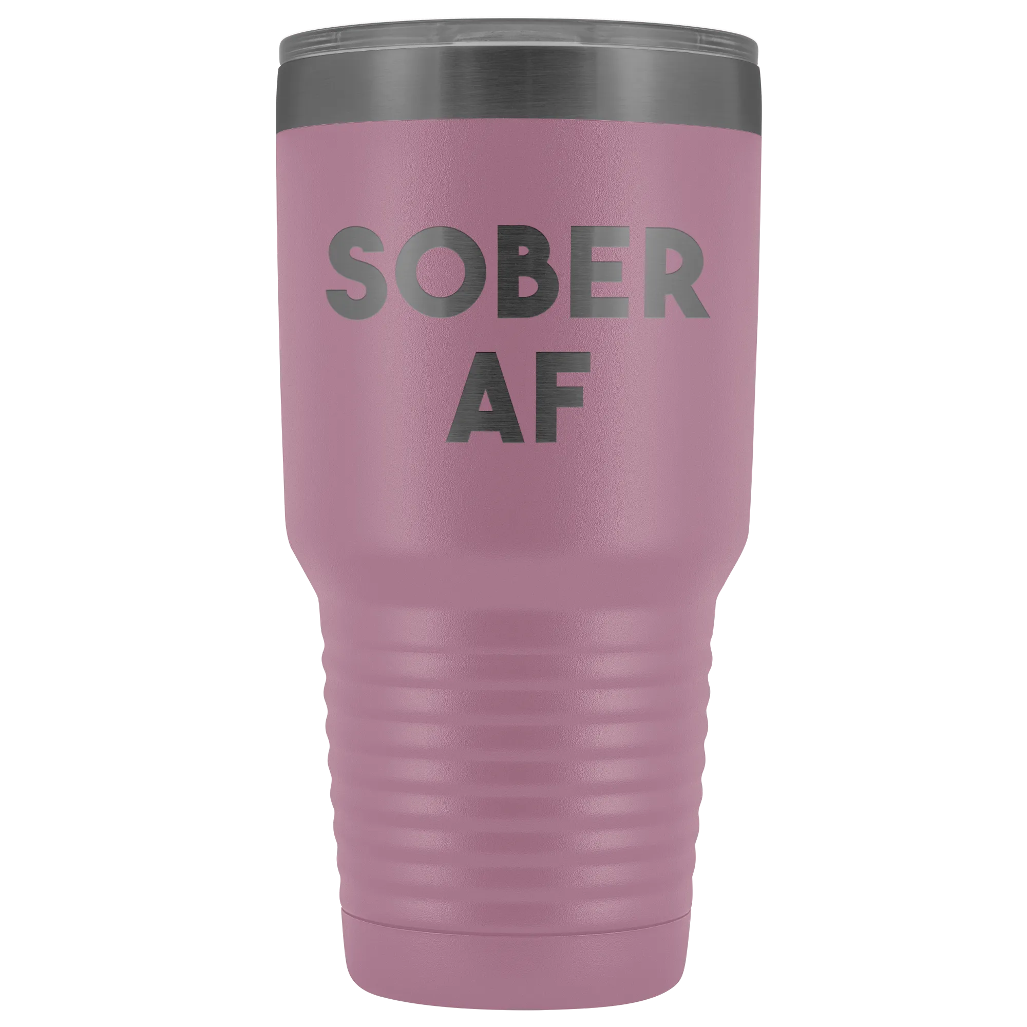 Sober AF Tumbler Sobriety Gifts Sober Anniversary Gift for Men and Women Double Walled Vacuum Insulated Hot Cold Travel Cup 30 oz BPA Free