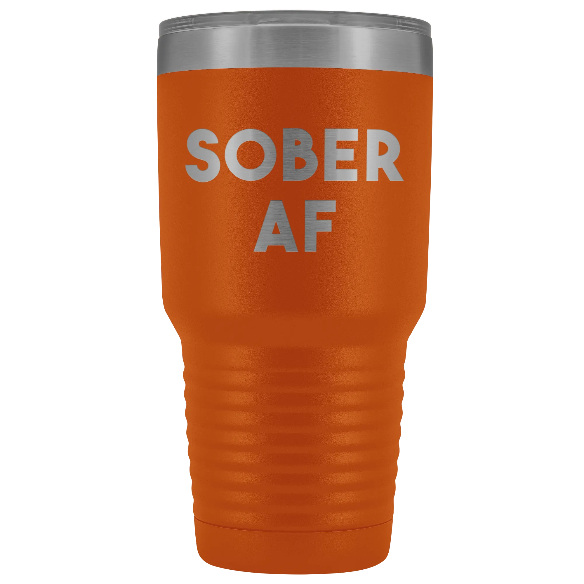 Sober AF Tumbler Sobriety Gifts Sober Anniversary Gift for Men and Women Double Walled Vacuum Insulated Hot Cold Travel Cup 30 oz BPA Free