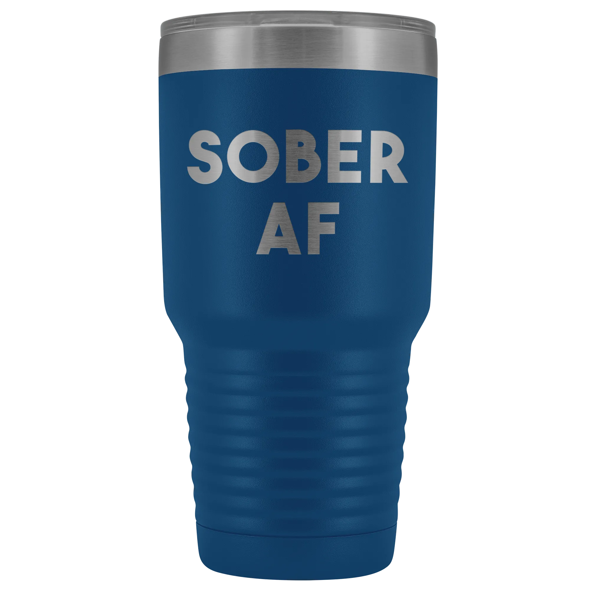 Sober AF Tumbler Sobriety Gifts Sober Anniversary Gift for Men and Women Double Walled Vacuum Insulated Hot Cold Travel Cup 30 oz BPA Free