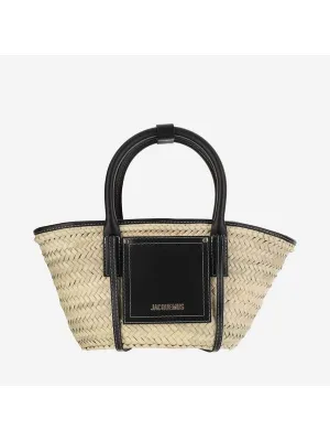 Soli Raffia Panier Basket Tote Bag