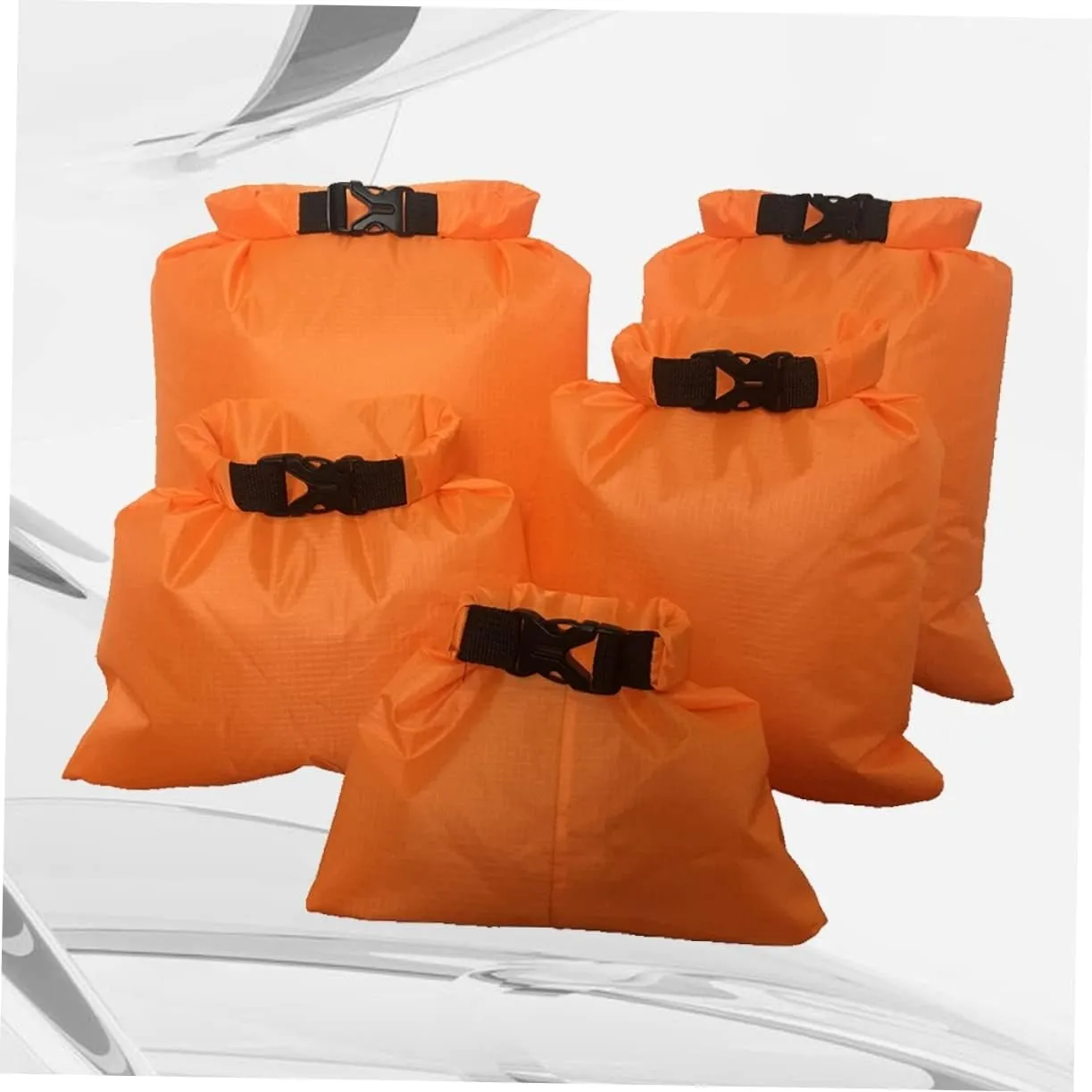 Sosoport Drift Waterproof Bag Set 5 Pcs (1.5l-6l) Durable for Kayak Boating Camping Waterproof Durable Seams