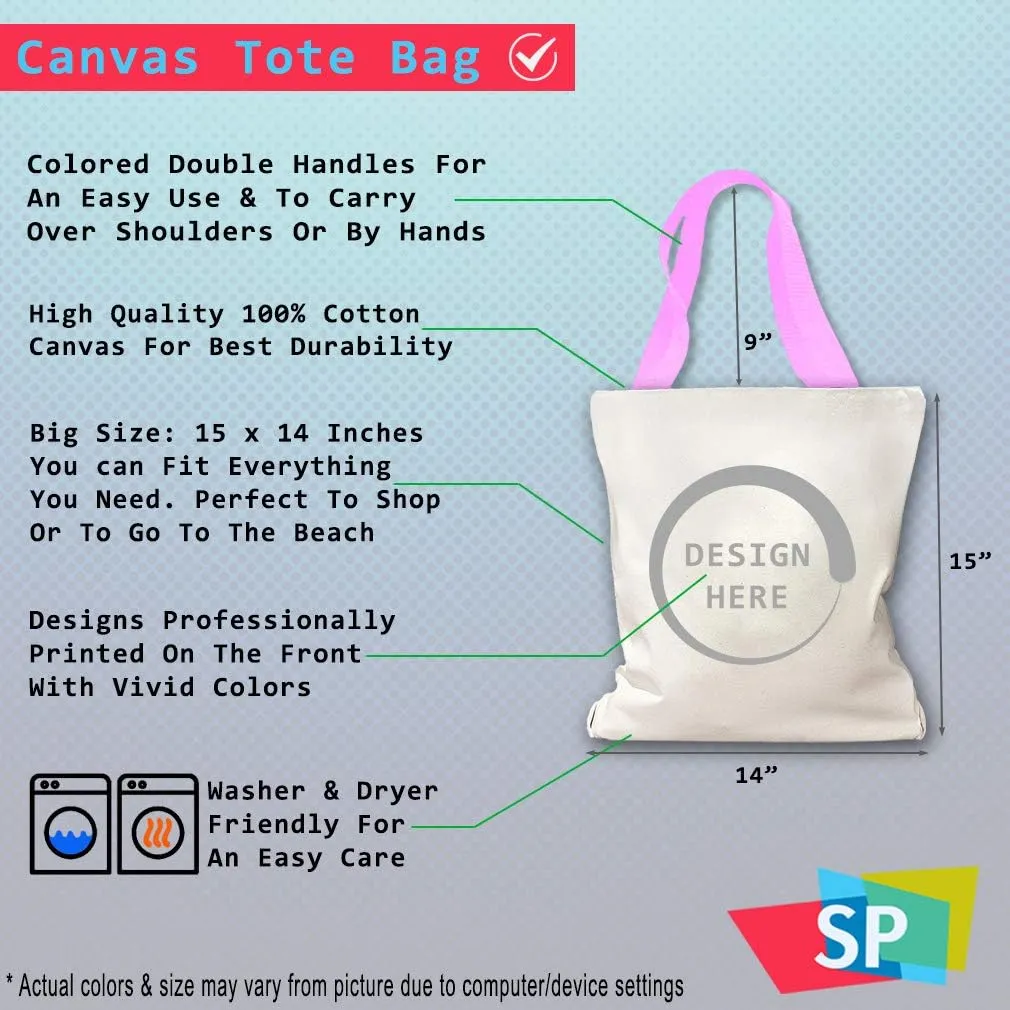 Speedy Pros Canvas Tote Bag for Women Bakers Going to Bake Hobbies Baking Beach Bags for Women