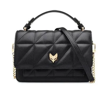Split Leather Crossbody Lady Bag