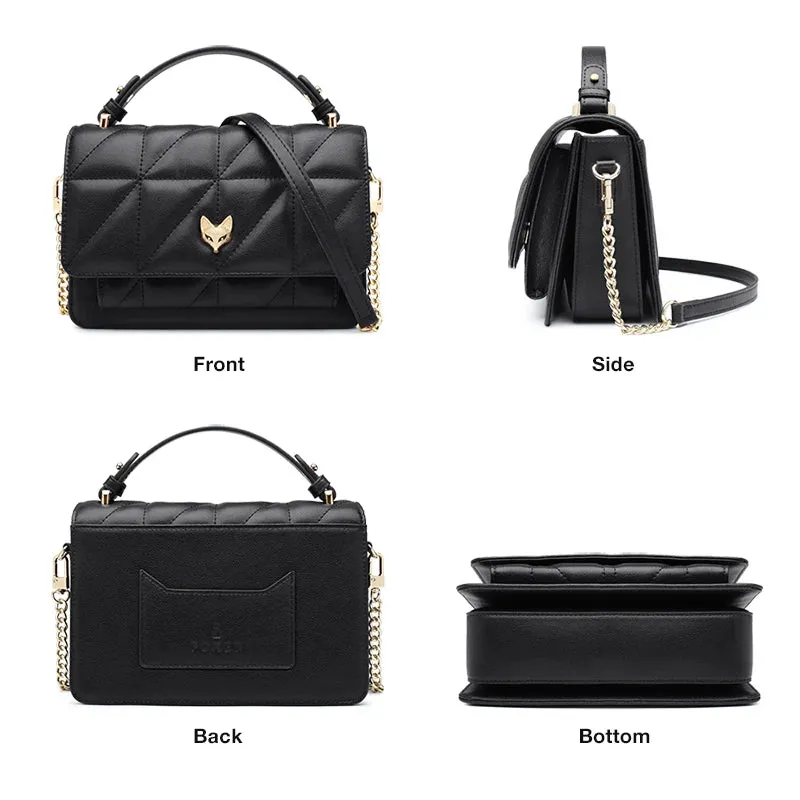 Split Leather Crossbody Lady Bag
