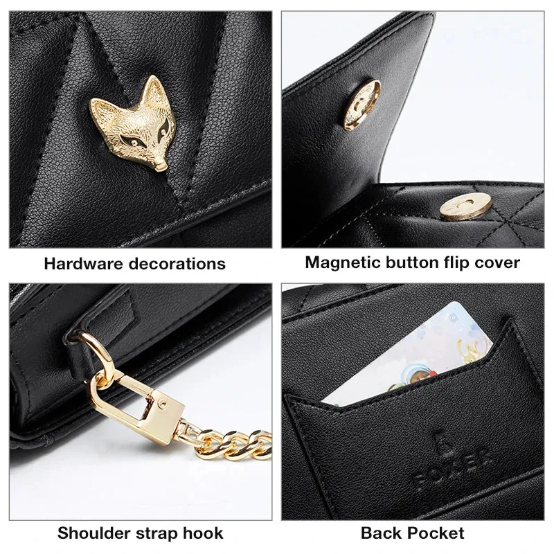 Split Leather Crossbody Lady Bag
