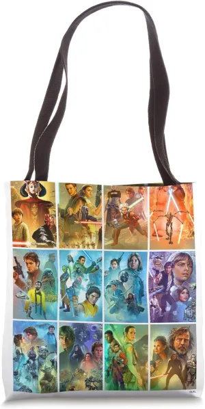 Star Wars Celebration Mural Art Panels Tote Bag