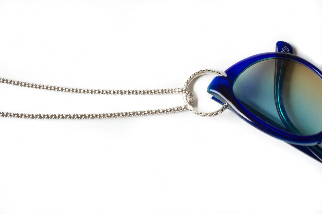 Sterling Slither Eyering Necklace