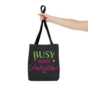 Still Fab- Black Canvas Tote Bag