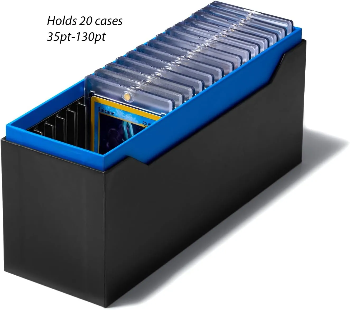 Storage Case for One-Touch Magnetic Card Holders w/Slots Option | Trading Card Box (Slots)