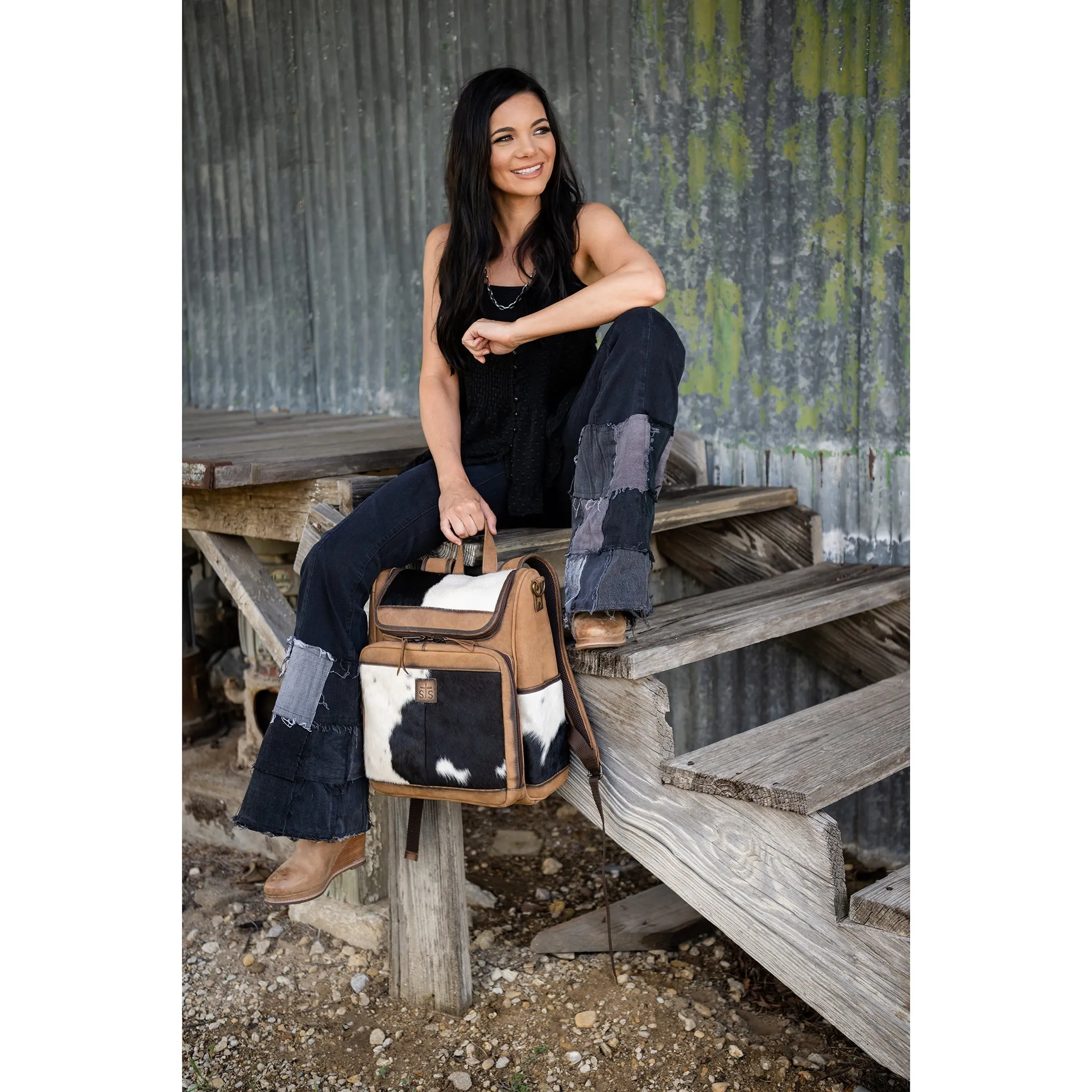 STS Ranchwear Cowhide Laini Backpack