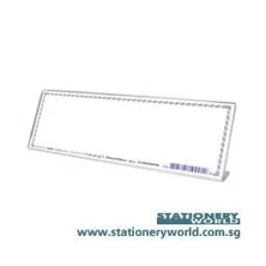 STZ Acrylic Card Stand 300 x 100mm 50983
