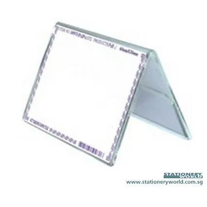 STZ V Shape Acrylic Card Stand 60 x 30mm 50975
