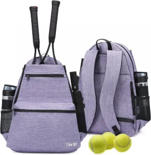 Sucipi Tennis Bag Professional Tennis Backpack for Men and Women Racket Bags Holds 2 Rackets with Ventilated Shoe Compartment