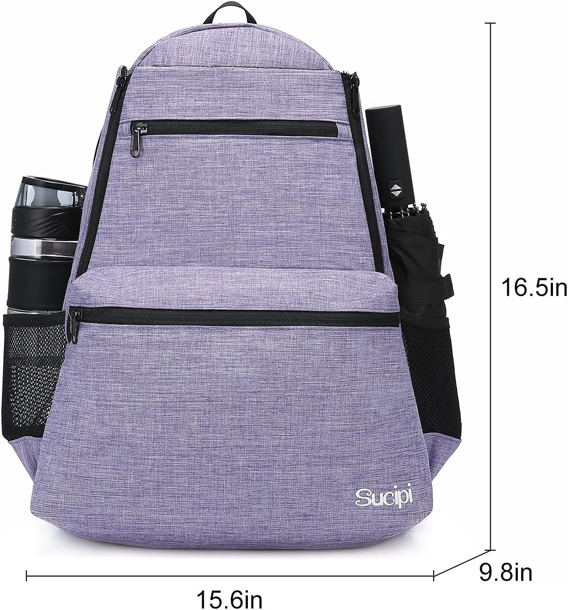 Sucipi Tennis Bag Professional Tennis Backpack for Men and Women Racket Bags Holds 2 Rackets with Ventilated Shoe Compartment