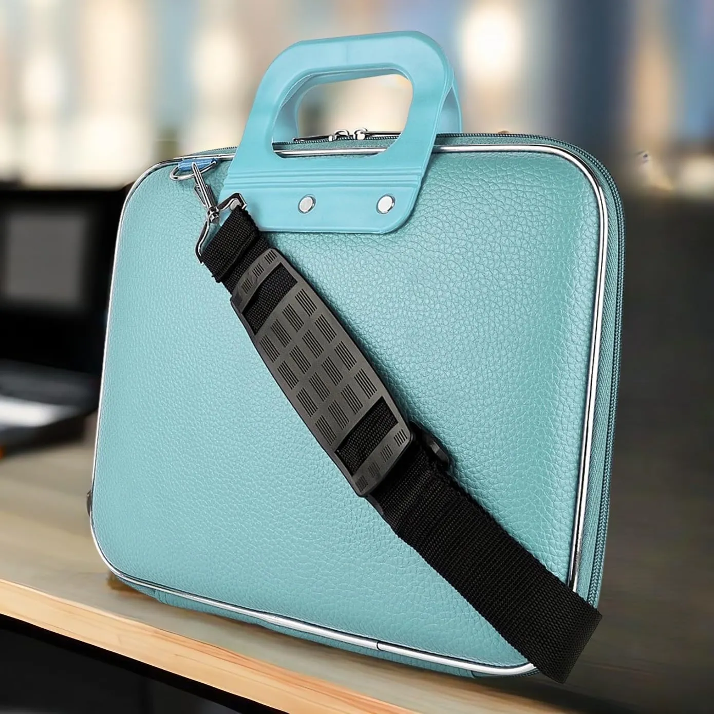Sumac Crossbody Messenger Professional Executive Briefcase Bag for 11 in Acer Chromebook, Lenovo Thinkpad Yoga, iPad Pro