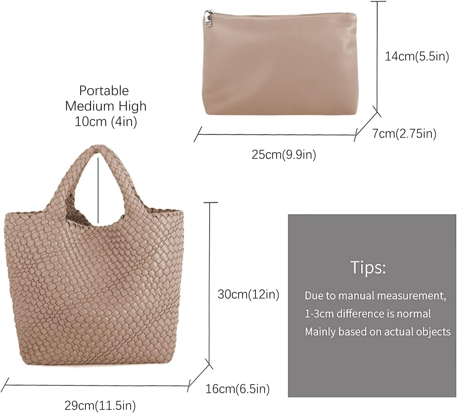 SUMICH Vegan Leather Hand-Woven Bag Purses and Handbags for Woman Top Handle Satchel Bags Ladies Leather Totes