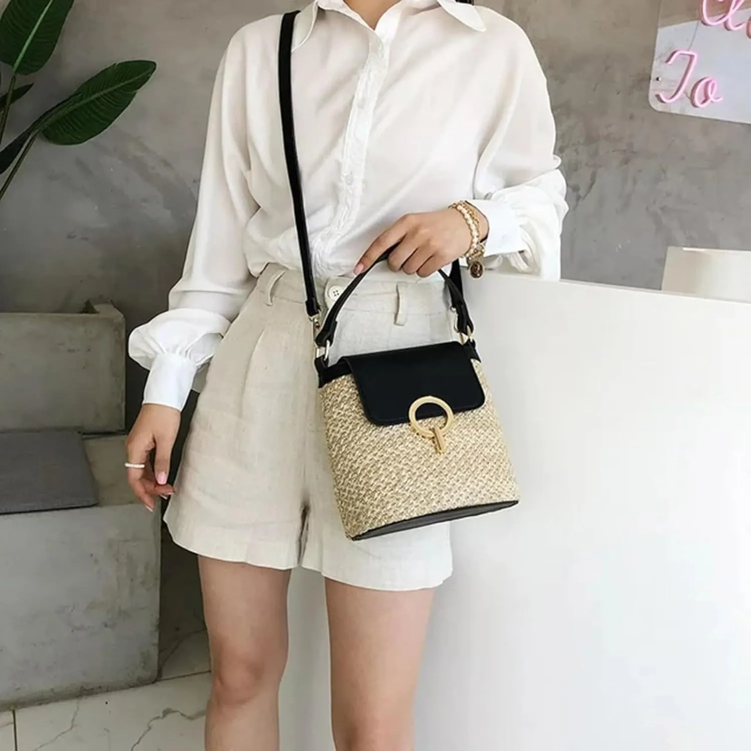 Summer Purses for Women 2025 Crossbody Waterproof Nylon Crossbody Bags for Woman Trendy Lightweight Carry on Bag(A)
