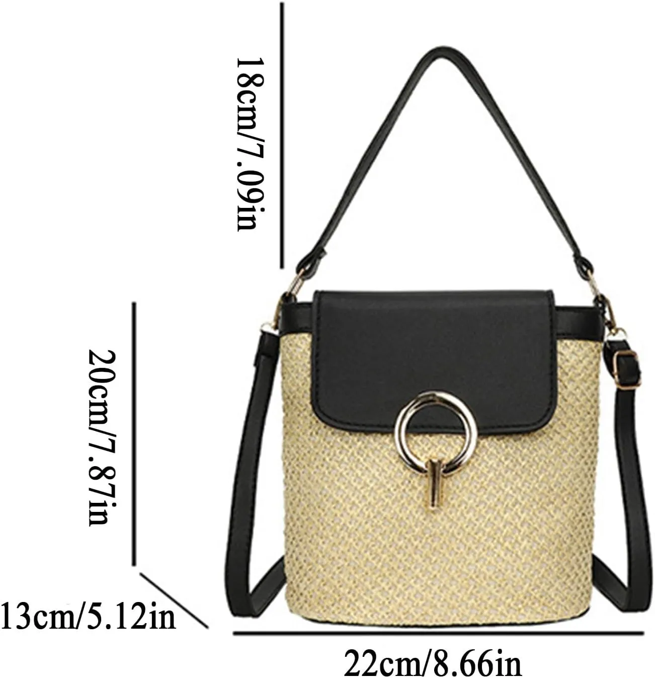 Summer Purses for Women 2025 Crossbody Waterproof Nylon Crossbody Bags for Woman Trendy Lightweight Carry on Bag(B)
