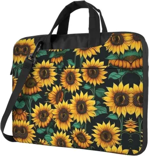 Sunflower Laptop Bag - Shockproof & Stylish Laptop Handbag For Unique And Safe Laptop Transportation