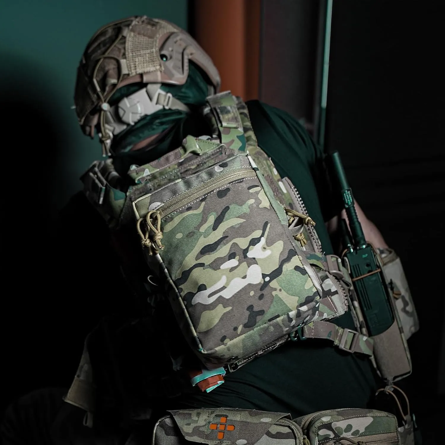 Tactical GP Wide/Tall Pouch,Molle General Purpose Pouches,Structured Horizontal/Vertical Utility Expanded Storage Bag
